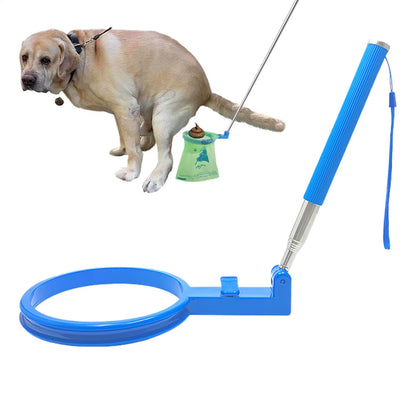 Pooper Scooper Extendable Handle Bend-Free Pet Waste Collector Dog Poop Collector for Outdoor Walks Park Adventures Outings